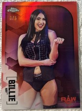 Billie Kay Red Refractor /5 Topps WWE 2020 Chrome 