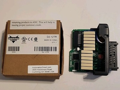 Automation Direct D2-12TR Relay Output Module, 12 Point, 5-30VDC - NEW