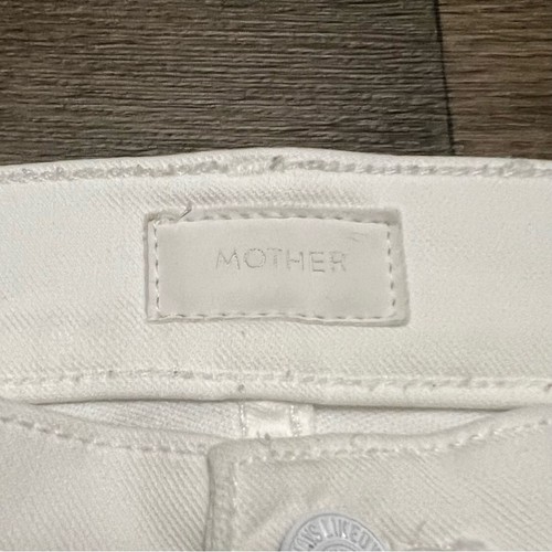 Zapatilla Mother Insider Crop Step Fray en Vidrio Blanca Talla 26 - Imagen 10 de 13