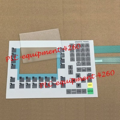 Fit for SIEMENS PANEL OP270 KEY-6 CSTN 6AV6542-0CA10-0AX1 GlassPanel w/ Membrane