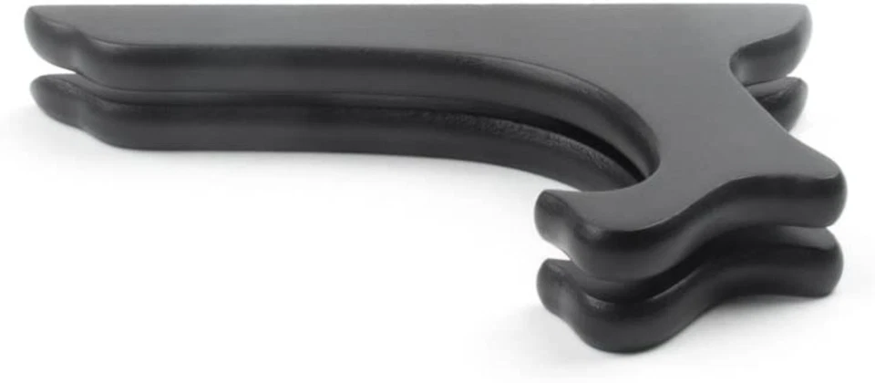 Soporte de placa de madera plegable Fox Run para placas de 6 pulgadas, negro Foto 2 de 2