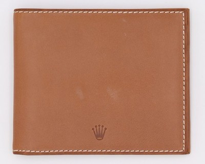 ROLEX WALLET PIEL LEATHER BILLETERA PORTAFOGLIO GELDBORSE PORTEFEUILLE NEW