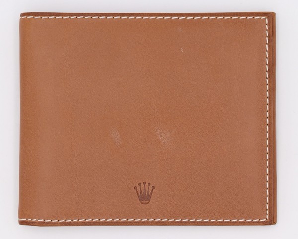 ROLEX WALLET PIEL LEATHER BILLETERA PORTAFOGLIO GELDBORSE PORTEFEUILLE NEW