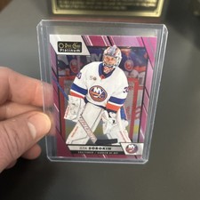 2023-24 OPC Platinum Matte Pink Parallel Ilya Sorokin 82 New York Islanders