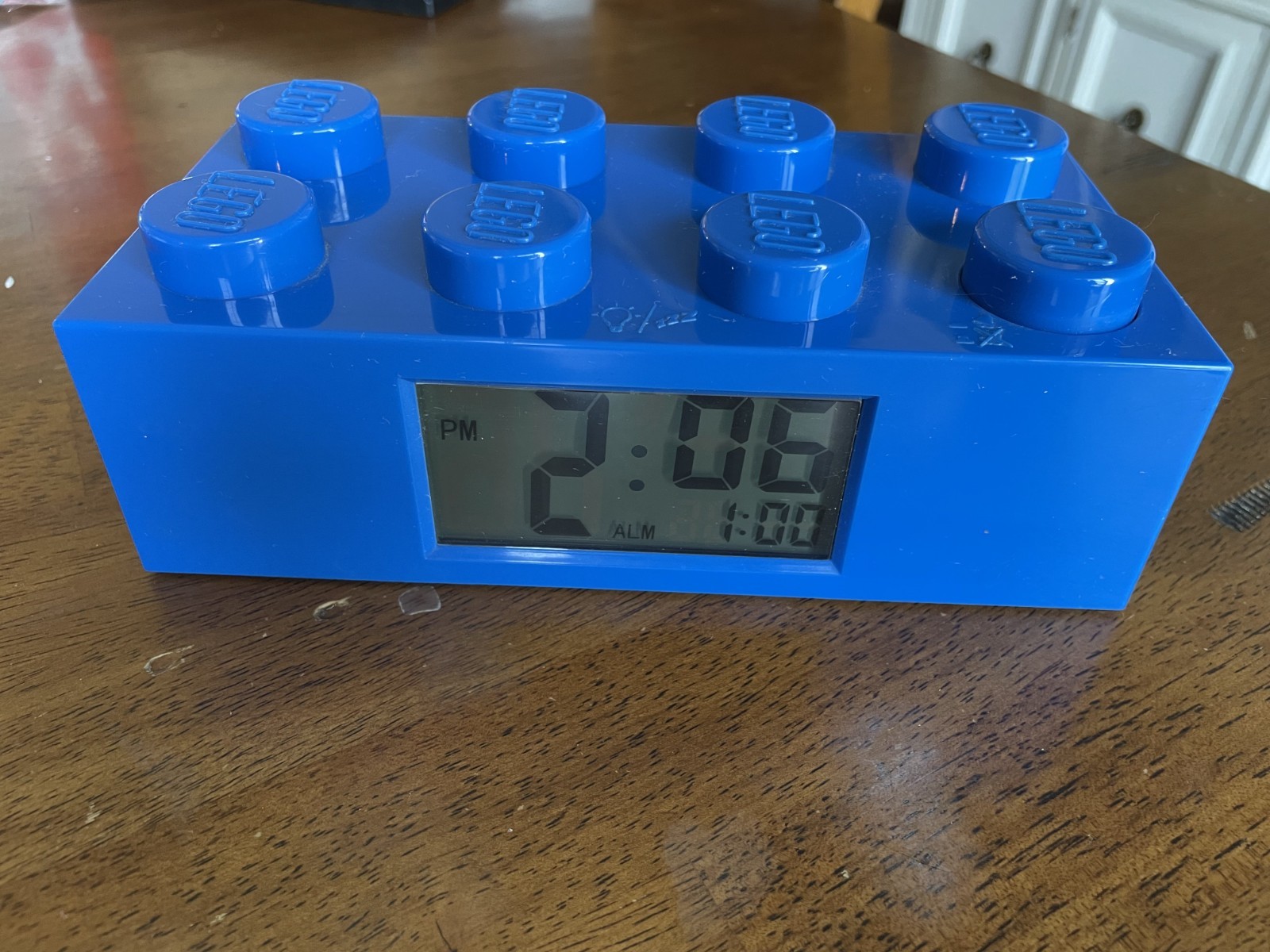Blue Brick Block Lighted Display