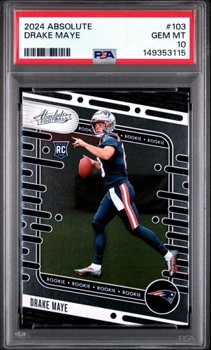 Drake Maye Panini Absolute #103 Base