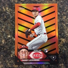 2023 Topps Update Series - Casey Legumina #US277 Jack-O'-Lantern Foil (RC)