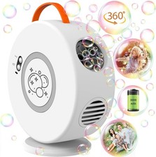 Bubble Machine Automatic Bubble Blower for Kids Toddlers Rechargeable Battery Po