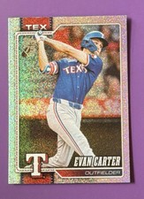 Topps 2026 75 Series 1 Evan Carter #110 Texas Rangers Parallel