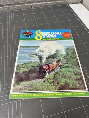 VINTAGE MAGAZINE BROCHURE GEELONG OTWAY TOURISM NEWS 1981 VICTORIA COLAC