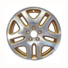 Refurbished 16x6.5 Machined Bright Gold Wheel Fits 2000-2004 Subaru Legacy Refurbished 16x6.5 Machined Bright Gold Wheel Fits 2000-2004 Subaru Legacy