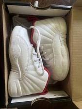 Nike Air Jordan 12 Retro Fiba Toddler Sneaker Shoes White Size US 7C 850000-107