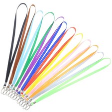 Comfortable Nylon Alloy Badge Lanyard Neck Strap for Id Cards Multipurpose