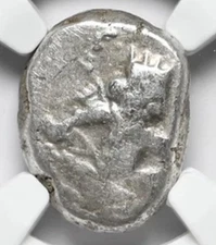 Achaemenid Empire 5th-4th Century BC AR Siglos Silver Coin Alexander Great NGC