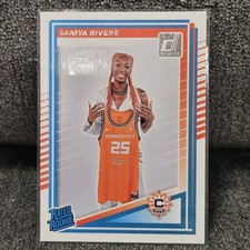 2025 Donruss WNBA Saniya Rivers Rated Rookie Rookie RC #92 Connecticut Sun