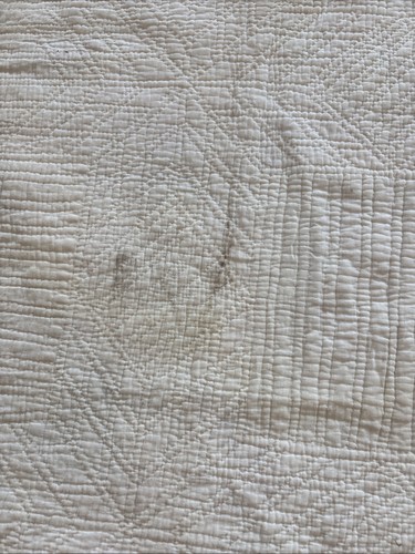 Vintage Touching Stars Antique Quilt ~Excellent Hand Quilting! 1910- 1930’s - Picture 14 of 16