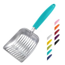 WePet Cat Litter Scoop, Aluminum Alloy Sifter, Kitty Metal Scooper, Deep Shov...