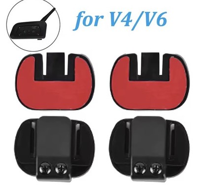 2 Stück EJEAS V6 Pro V4 PLUS Befestigungsclip doppelseitiges Klebeband Basis Motorradhelm