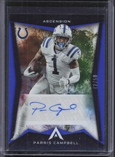 2022 Chronicles Ascension #ASC-PAC Parris Campbell Blue Auto #/99 Colts