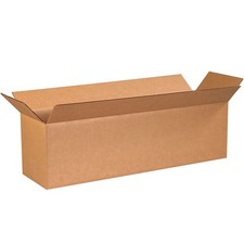 25 Pack 28x8x8 Long Kraft Corrugated Cardboard Shipping Packing Boxes