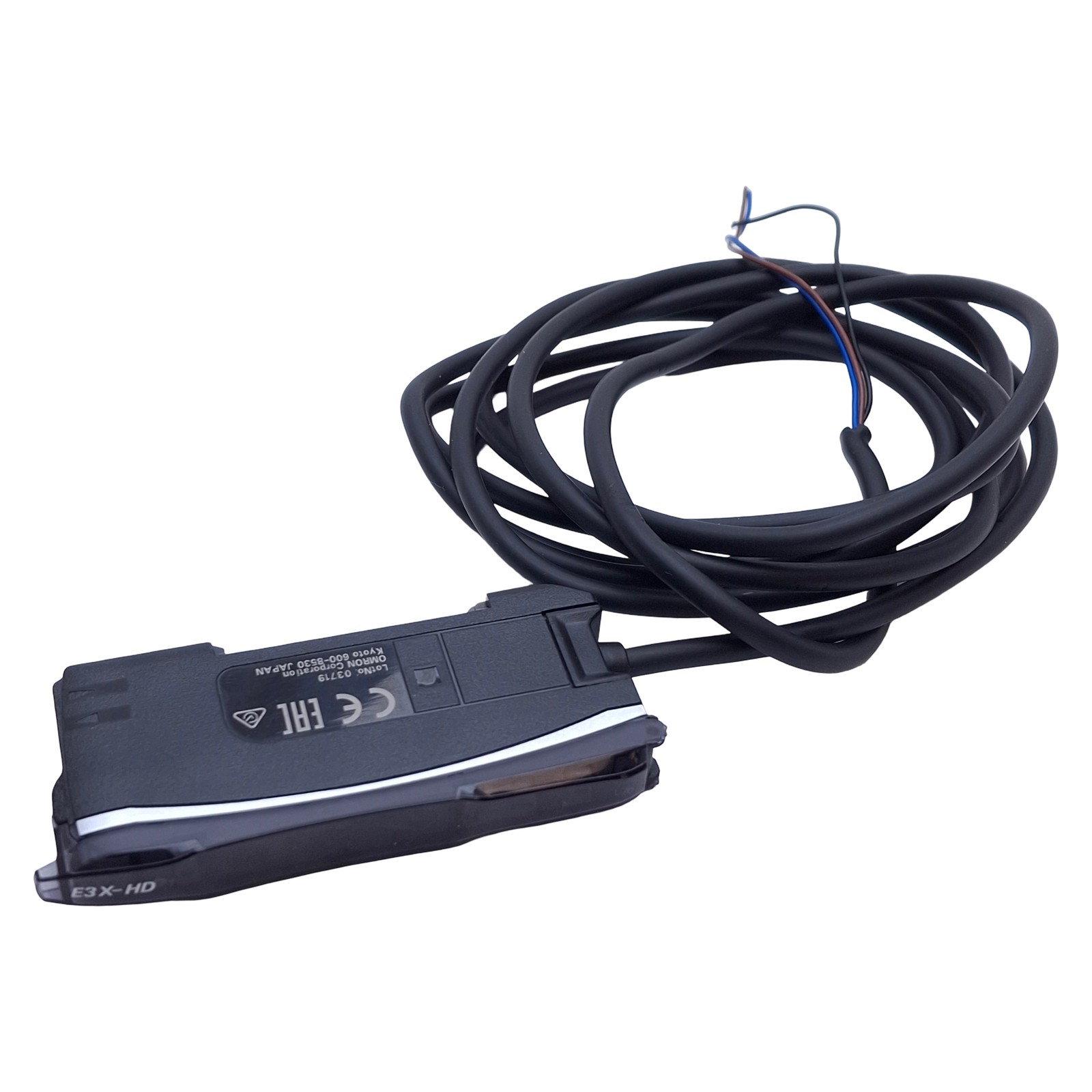 Omron E3X-HD41 2M Fiber Optic Sensor Amplifier, PNP, Red 625nm, 12-24VDC, 2m