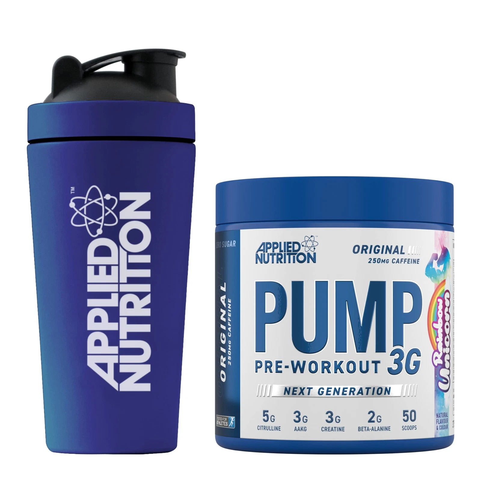 Applied Nutrition Pump 3G Pre Workout + 750ml Steel Protein Shaker - Energy, Foc
Opens in a new wind