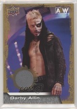 2022 Upper Deck AEW All Elite Wrestling Gold Mat Relics Darby Allin #59 d9r