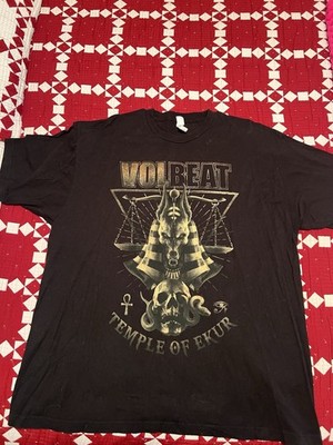Volbeat Temple Of Ekur 2023 Tour T-Shirt XXL Metal Rock Band Double-Sided