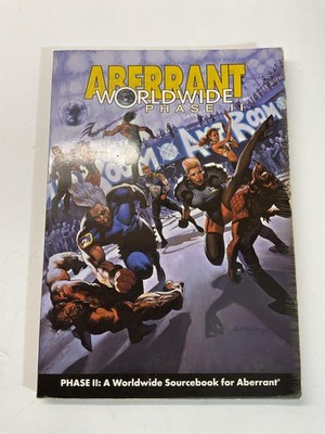 Aberrant Worldwide Phase II Rob Boyle Superhero RPG Sourcebook White Wolf Book