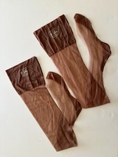 1940s Vintage Cuban Heel Seamed Stockings from H. Liebe San Francisco, sz 9