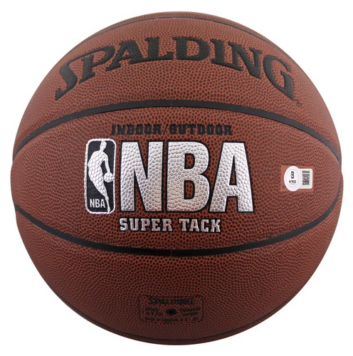 Magic Johnson & Isiah Thomas Signed Spalding Basketball BAS Witnessed #2W688450 - Picture 4 of 4
