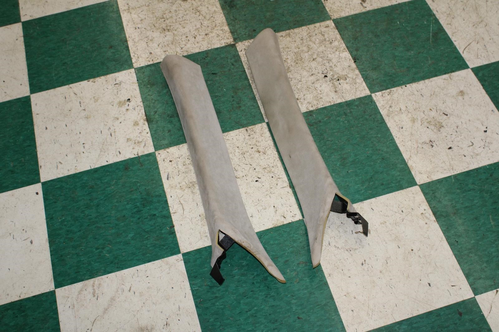 14-17 Ghibli Gray LH Driver Passenger RH Interior A-Pillar Trim Panel Pair 2x OE