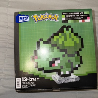 MEGA Pokemon Bulbasaur Pixel Art Building Kit - 374 pcs - HTH75 New Sealed