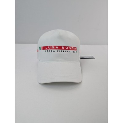 Prada x Pirelli Prada Luna Rossa Pirelli team Cap / Hat in white BNWT Size: M