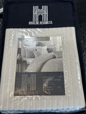 Pillow Sham Highline Bedding Co. Adelais Euro Gray Stripe 26 x 26