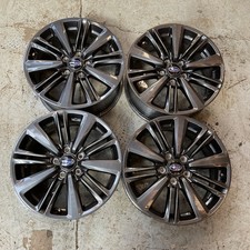 2015-2021 Subaru Wrx Dark Charcoal 17x8 Wheel Set Oem C53 28111va020