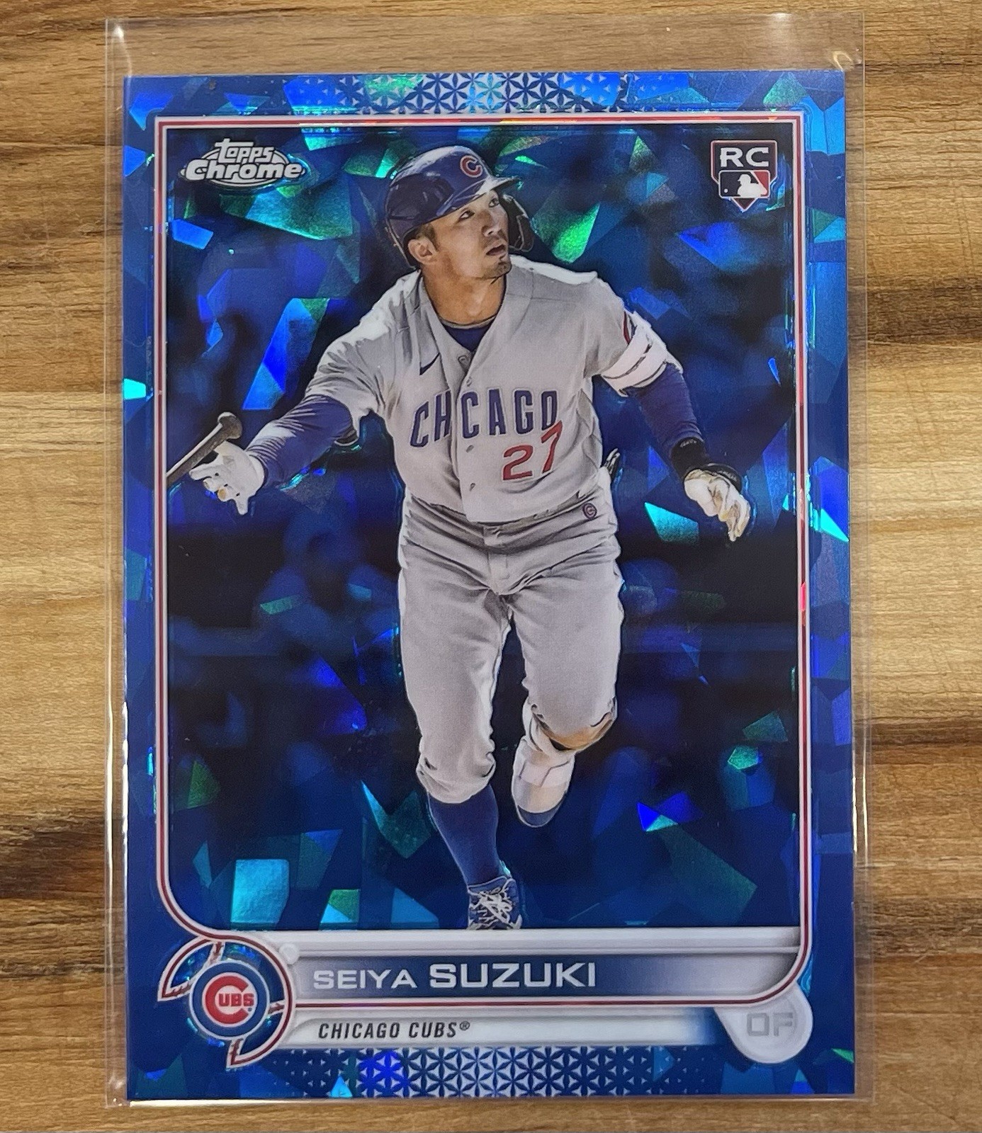 2022 Topps Chrome Sapphire Update Seiya Suzuki Rookie #US250 (RC) Chicago Cubs