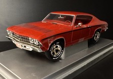 1969 Chevrolet Chevelle Ss 396 Red American Muscle Evergreen Torque Thrust Htf 