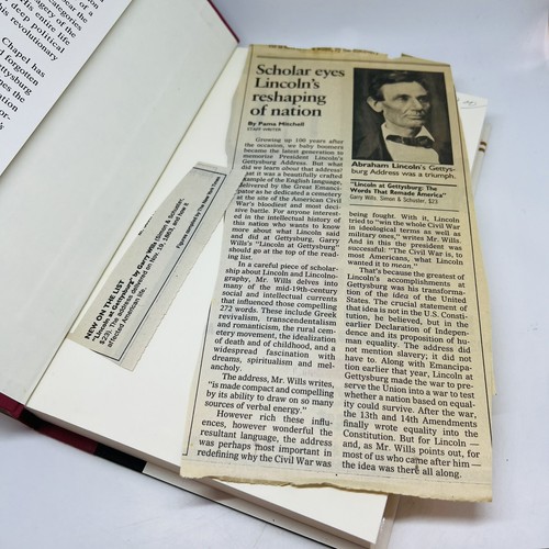 Lincoln at Gettysburg: The Words That Remade America - Hardcover - Gary Wills - Picture 8 of 14