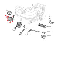 Widerstand Heizungsanlage Lancia Y10 Original 7717708