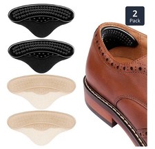 Unisex 2 Pairs Comfort Heel Pads Grips Gel Pads Heel Inserts Blisters Pain Tight