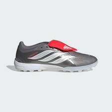 adidas Predator Pro Foldable Tongue Turf Mens Soccer Shoes Iron Metallic JR7864