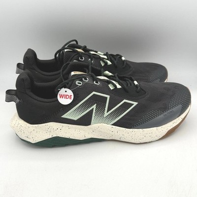 New Balance DynaSoft Nitrel v6 Trail Running Shoes Mens 11.5 4E WIDE Black Green