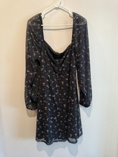 ASOS Mesh Ruched Front Mini Floral Dress 14