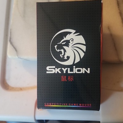 SkyLion F1 Wired Optical Gaming Mouse 3 Buttons DPI Cool Lamp Ergonomic Black