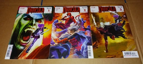LOT Dracula Blood Hunt 1-3 Full Run Complete Set MARVEL Blood Hunt Dracula 1-3 2