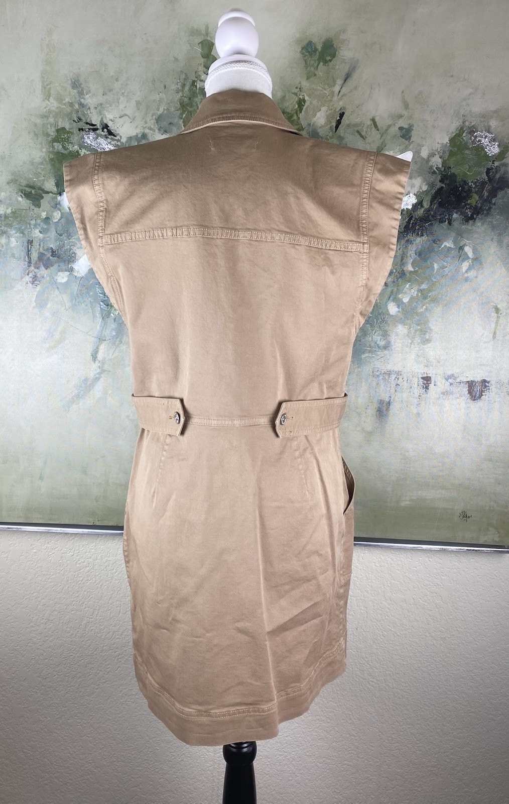 Veronica Beard Jax Button-Front Mini Utility Dres… - image 8