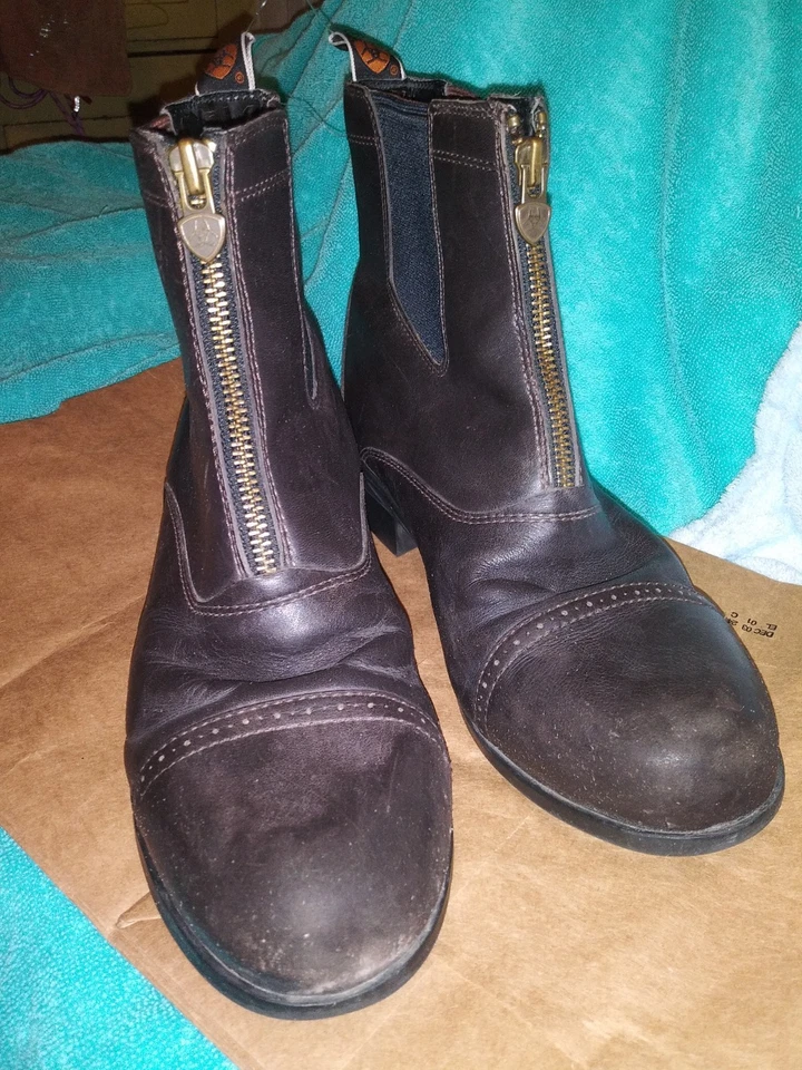 Botas Ariat Heritage II Paddock 5.5M Marrón Cordobés Buen Estado Usadas Foto 3 de 4