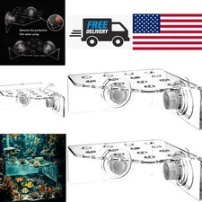 Coral Frag Rack Holder for Aquariums Clear Acrylic with Enhanced Suction Cups