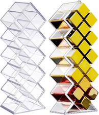 2 Pack Acrylic Lipstick Holder Organizer 32 Slots Clear Lip Gloss Holder Orga...